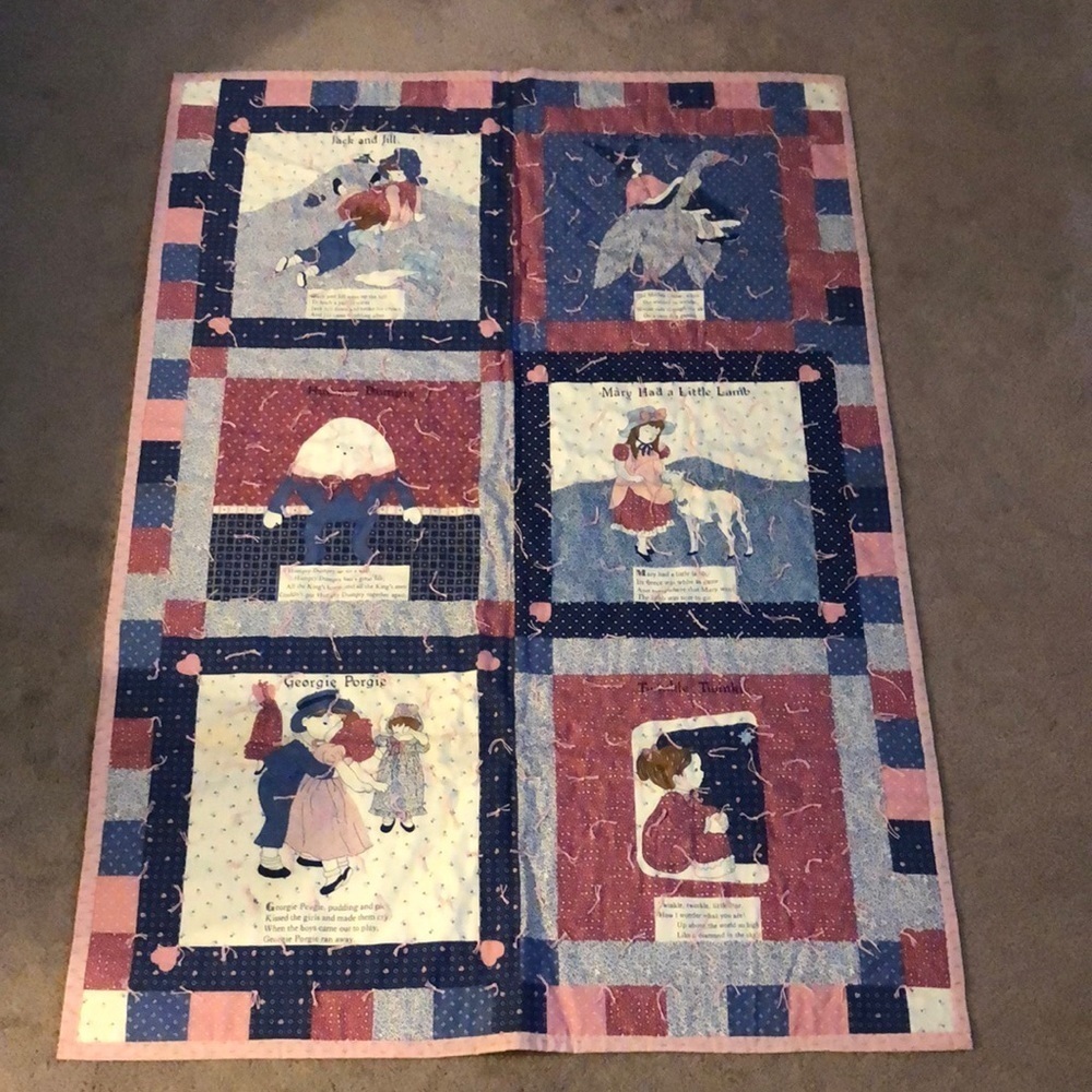 Vintage Nursery Rhymes Quilt